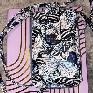 Beautiful Butterfly Print Crossbody Bag